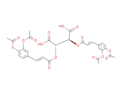 (2S,3S)-2,3-Bis-[(E)-3-(3,4-diacetoxy-phenyl)-acryloyloxy]-succinic acid